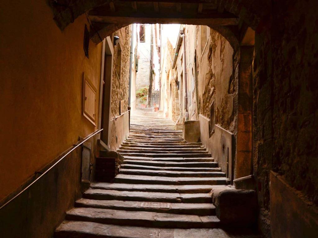 קורטונה B&B Vicolo Della Scala מראה חיצוני תמונה